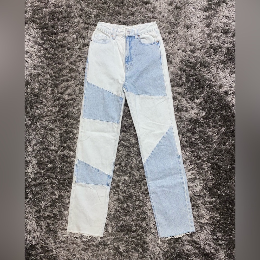 PACSUN Patchwork 90s Boyfriend Jeans, Size 25
